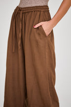 Brown Balloon Pants