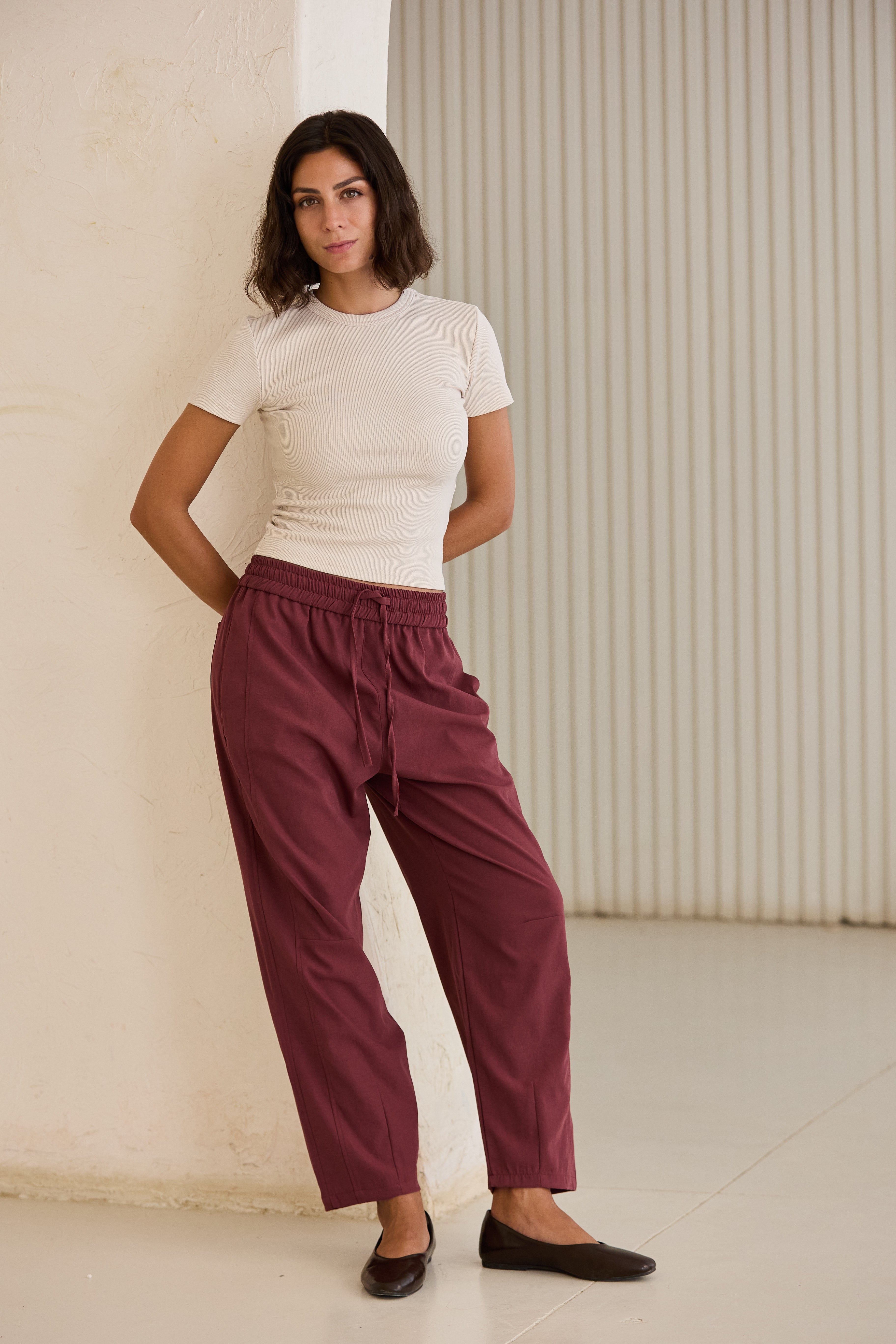Burgundy Pants